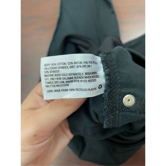 Isabel Maternity by Ingrid & Isabel Skinny Entubado Black Jeans Size 14 - Picture 7 of 7